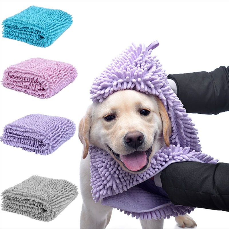 Absorberende handdoek voor huisdieren
